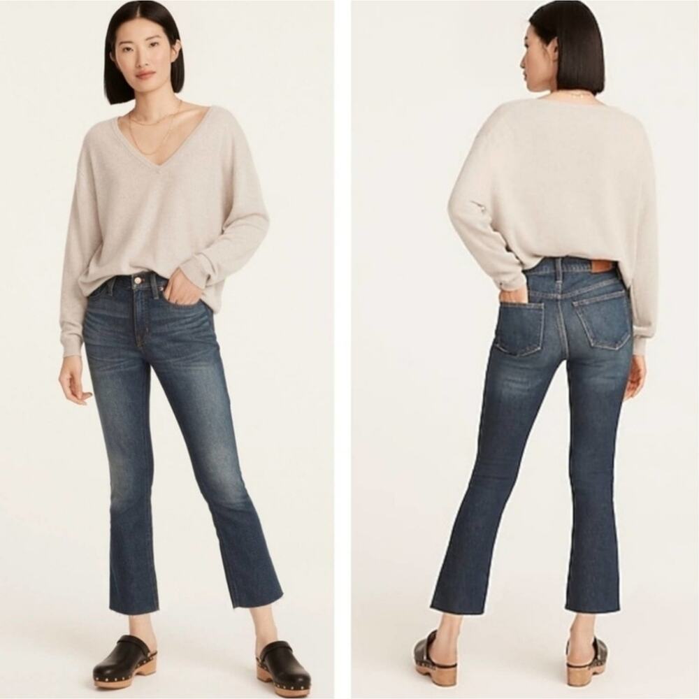 NWT J.Crew 9" Mid-Rise Demi Boot Crop Jeans Size 23P